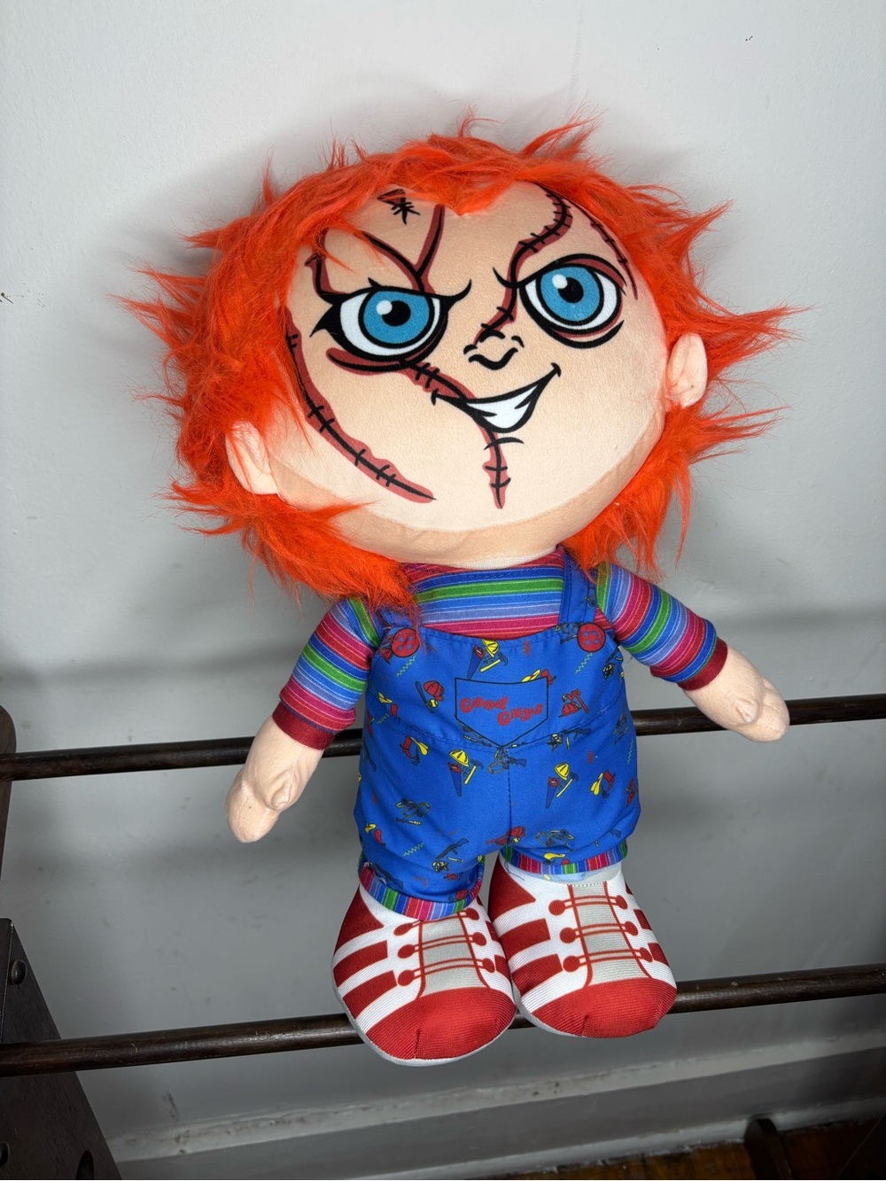 Gemmy Chucky Halloween Greeter Halloween Decor Plush Holiday Childs Play 18"